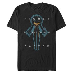 Marvel Big & Tall Klasik Power Üst Kısa Kollu Siyah Erkek T-shirt