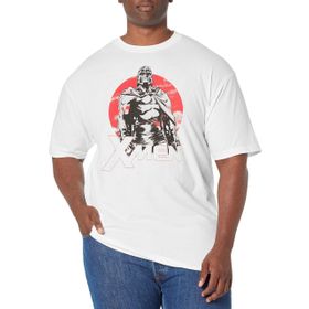 Marvel Big & Tall Klasik Red Sun Üst Kısa Kollu Beyaz Erkek T-shirt