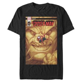 Marvel Big & Tall Klasik Sandspider March18 Üst Kısa Kollu Siyah Erkek T-shirt