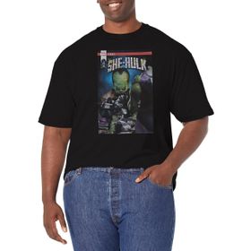 Marvel Big & Tall Klasik Shehulk Jan18 Black Erkek T-shirt