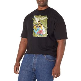 Marvel Big & Tall Klasik Shocker Rocker Black Erkek T-shirt