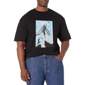 Marvel Big & Tall Klasik Shuri Jan19 Black Erkek T-shirt