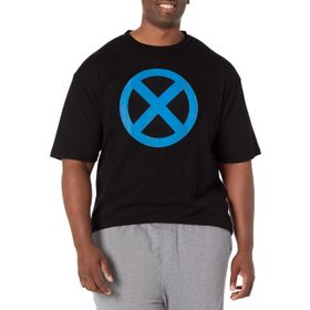 Marvel Big & Tall Klasik Team Force Black Erkek T-shirt