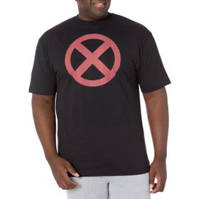 Marvel Big & Tall Klasik Team Force Black Erkek T-shirt