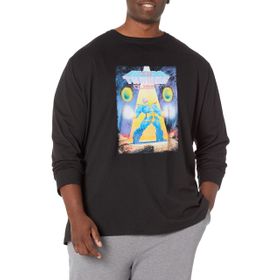 Marvel Big & Tall Klasik Thanos Quest Black Erkek T-shirt