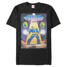 Marvel Big & Tall Klasik Thanos Quest Black Erkek T-shirt
