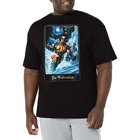 Marvel Big & Tall Klasik The Animal Black Erkek T-shirt