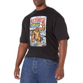 Marvel Big & Tall Klasik the Gorgilla Üst Kısa Kollu Siyah Erkek T-shirt