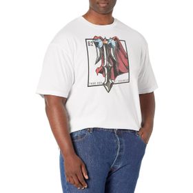 Marvel Big & Tall Klasik Thor Elemental Üst Kısa Kollu Siyah Erkek T-shirt