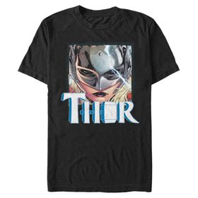 Marvel Big & Tall Klasik Thor Rocks Black Erkek T-shirt