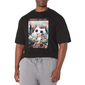 Marvel Big & Tall Klasik Thor Üst Kısa Kollu Siyah Erkek T-shirt