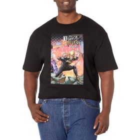 Marvel Big & Tall Klasik Typhoid Fist Dec18 Üst Kısa Kollu Siyah Erkek T-shirt