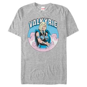 Marvel Big & Tall Klasik Valkyrie Clouds Üst Kısa Kollu Athletic Heather Erkek T-shirt