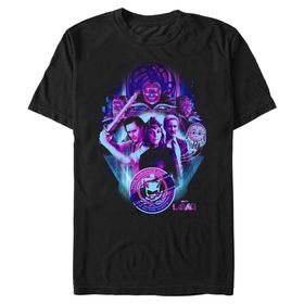Marvel Big & Tall Loki Breaking My Reality Black Erkek T-shirt