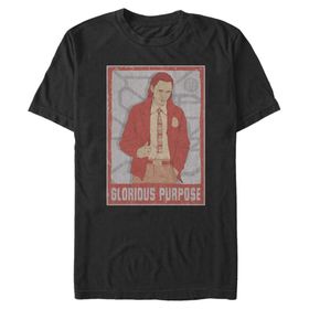 Marvel Big & Tall Loki Glorious Purpose Üst Kısa Kollu Siyah Erkek T-shirt