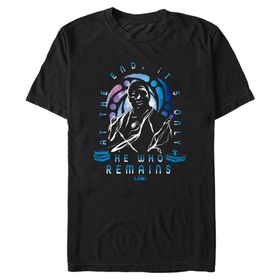 Marvel Big & Tall Loki He Who Remains Icon Üst Kısa Kollu Siyah Erkek T-shirt