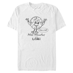 Marvel Big & Tall Loki Hey Miss Minutes Üst Kısa Kollu Beyaz Erkek T-shirt