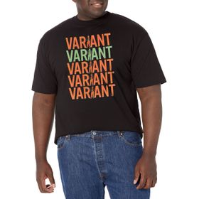 Marvel Big & Tall Loki I Am Variant Üst Kısa Kollu Siyah Erkek T-shirt