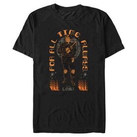 Marvel Big & Tall Loki Multiple Times Üst Kısa Kollu Siyah Erkek T-shirt