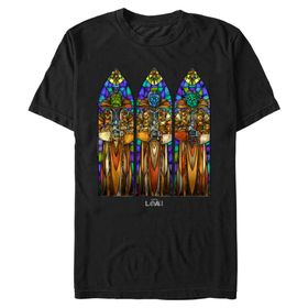 Marvel Big & Tall Loki Protect and Preserve Üst Kısa Kollu Siyah Erkek T-shirt