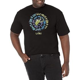 Marvel Big & Tall Loki So Many Times Üst Kısa Kollu Siyah Erkek T-shirt