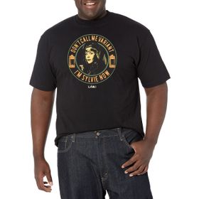Marvel Big & Tall Loki Sylvie Aka Enchantres Üst Kısa Kollu Siyah Erkek T-shirt
