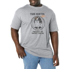 Marvel Big & Tall Loki Time Hunter Üst Kısa Kollu Athletic Heather Erkek T-shirt