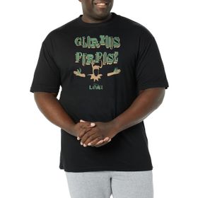 Marvel Big & Tall Loki Time Üst Kısa Kollu Siyah Erkek T-shirt
