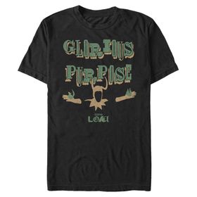 Marvel Big & Tall Loki Time Üst Kısa Kollu Siyah Erkek T-shirt