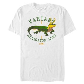 Marvel Big & Tall Loki Time Warp Üst Kısa Kollu Beyaz Erkek T-shirt