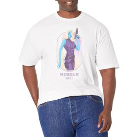 Marvel Big & Tall Multiverse Hero Üst Kısa Kollu Beyaz Erkek T-shirt
