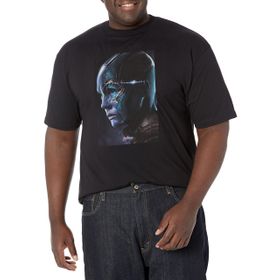 Marvel Big & Tall Nebula Avenge Üst Kısa Kollu Siyah Erkek T-shirt