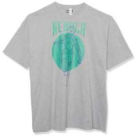 Marvel Big & Tall Nebula Simplicity Üst Kısa Kollu Athletic Heather Erkek T-shirt