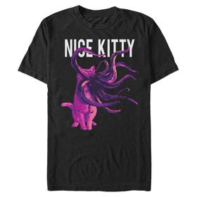 Marvel Big & Tall Nice Goose Üst Kısa Kollu Siyah Erkek T-shirt