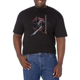Marvel Big & Tall Night Monkey Üst Kısa Kollu Siyah Erkek T-shirt
