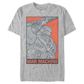 Marvel Big & Tall Pop Machine Üst Kısa Kollu Athletic Heather Erkek T-shirt