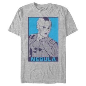 Marvel Big & Tall Pop Nebula Üst Kısa Kollu Athletic Heather Erkek T-shirt