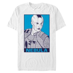 Marvel Big & Tall Pop Nebula Üst Kısa Kollu Beyaz Erkek T-shirt