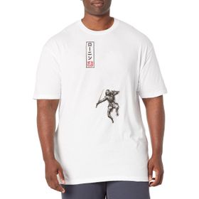 Marvel Big & Tall Ronin Inkblock Üst Kısa Kollu Beyaz Erkek T-shirt