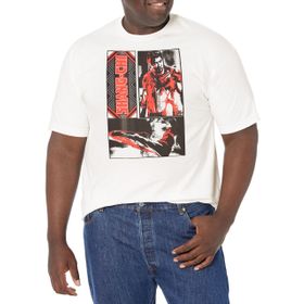 Marvel Big & Tall Shang-chi Foot Way Üst Kısa Kollu Beyaz Erkek T-shirt