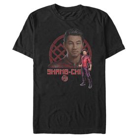 Marvel Big & Tall Shang-chi Hero Üst Kısa Kollu Siyah Erkek T-shirt