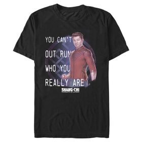 Marvel Big & Tall Shang-chi Know Yourself Üst Kısa Kollu Siyah Erkek T-shirt