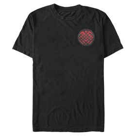 Marvel Big & Tall Shang-chi Rendered Sembol Üst Kısa Kollu Siyah Erkek T-shirt