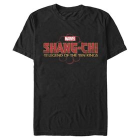 Marvel Big & Tall Shang-chi Üst Kısa Kollu Siyah Erkek T-shirt