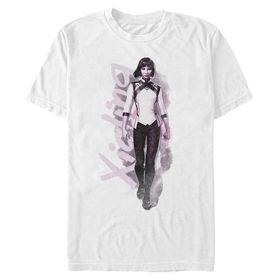 Marvel Big & Tall Shang-chi Xialing Approaches Üst Kısa Kollu Beyaz Erkek T-shirt