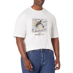 Marvel Big & Tall Spider-Man: No Way Home Science Magic Üst Kısa Kollu Beyaz Erkek T-shirt