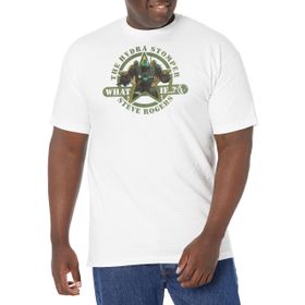 Marvel Big & Tall Steve Rodgers Hydra Üst Kısa Kollu Beyaz Erkek T-shirt