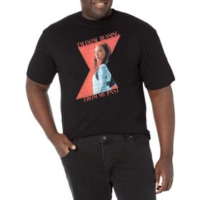 Marvel Big & Tall Stop Running Üst Kısa Kollu Siyah Erkek T-shirt