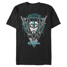 Marvel Big & Tall Thor Trisword Üst Kısa Kollu Siyah Erkek T-shirt