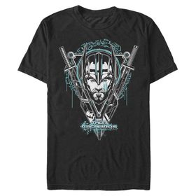 Marvel Big & Tall Thor Trisword Üst Kısa Kollu Siyah Erkek T-shirt